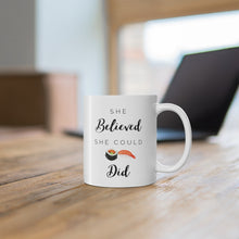 Load image into Gallery viewer, She Believed She Could SU-SHI Did - Mug and Notebook
