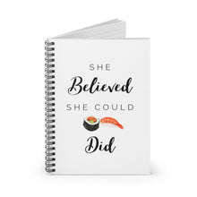Load image into Gallery viewer, She Believed She Could SU-SHI Did - Mug and Notebook
