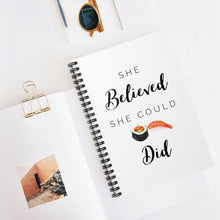 Load image into Gallery viewer, She Believed She Could SU-SHI Did - Mug and Notebook
