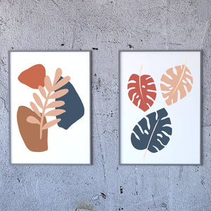 Colorful Abstract Wall Art Set of 2