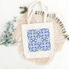 Blue Pattern Design Tote Bag