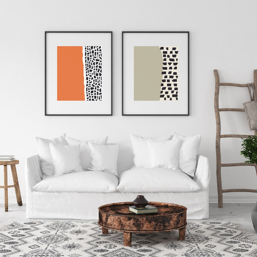 Colorful Abstract Framed Wall Art
