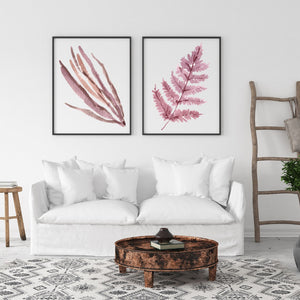 Botanical Wall Art Set of 2 Framed