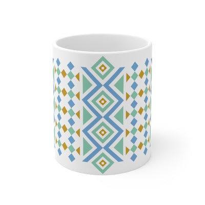 Colorful Aztec Design Printed Mug