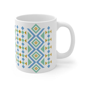 Colorful Aztec Design Printed Mug