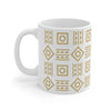 Aztec Shapes Designs Printed Mug