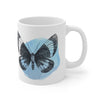 Flower and Butterfly Mug Set of Two