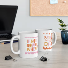 Load image into Gallery viewer, Seize The Day Mugs Set of Two
