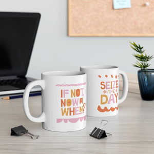 Seize The Day Mugs Set of Two