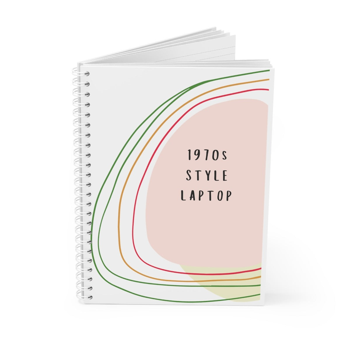 1970 Laptop Printed Notedbook