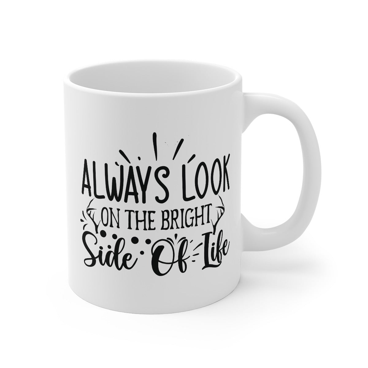 Bright Side Printed Coffee Mug