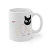 Meow Cat Printed Funny Coffee Mug