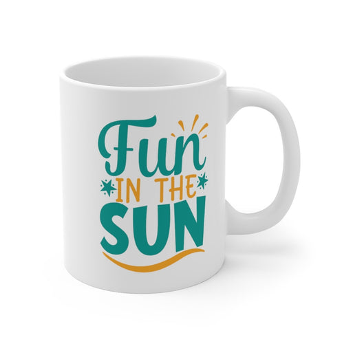 Fun in the Sun Set of Two Printed Mugs