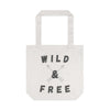 Wild and Free Printed Tote Bag