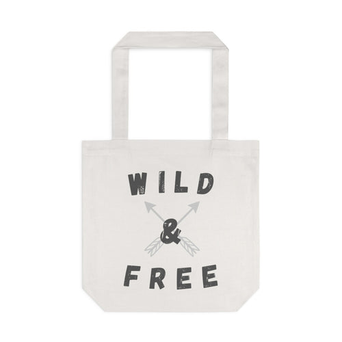 Wild and Free Printed Tote Bag