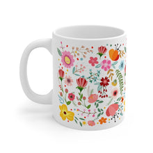 Load image into Gallery viewer, Colorful Flowers Everywhere Printed Coffee Mug
