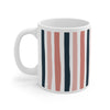 Vertical Stripes Printed Coffee Mug