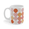 Circles Pattern Printed Coffee Mug