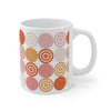 Circles Pattern Printed Coffee Mug