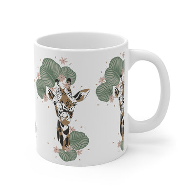 Giraffe Pattern Printed Coffee Mug