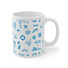 Load image into Gallery viewer, Beach Time Patterned Printed Coffee Mug
