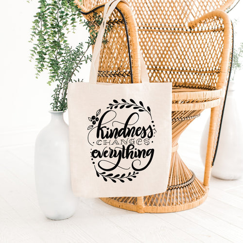 Kindness Changes Everything Printed Tote Bag