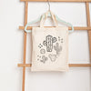 Cute Cactus Printed Tote Bag
