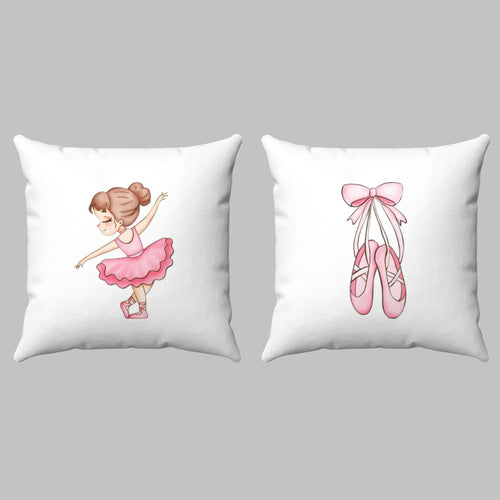 Ballerina Cute Set of 2 Cushions
