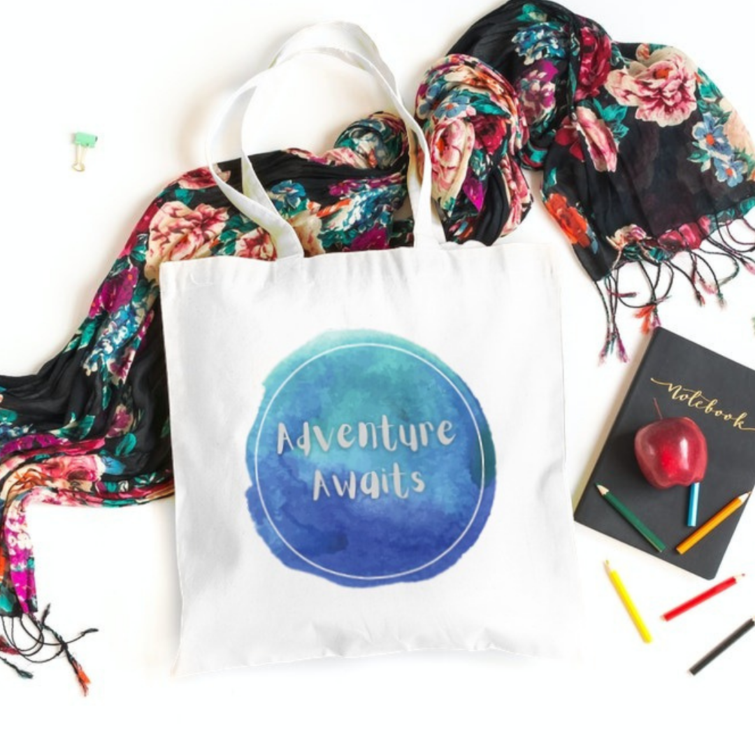 Adventure Awaits Tote Bag