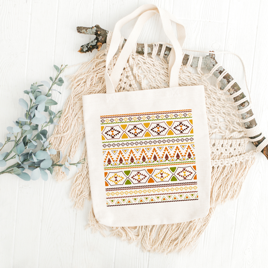 Bedouin Pattern Printed Tote Bag