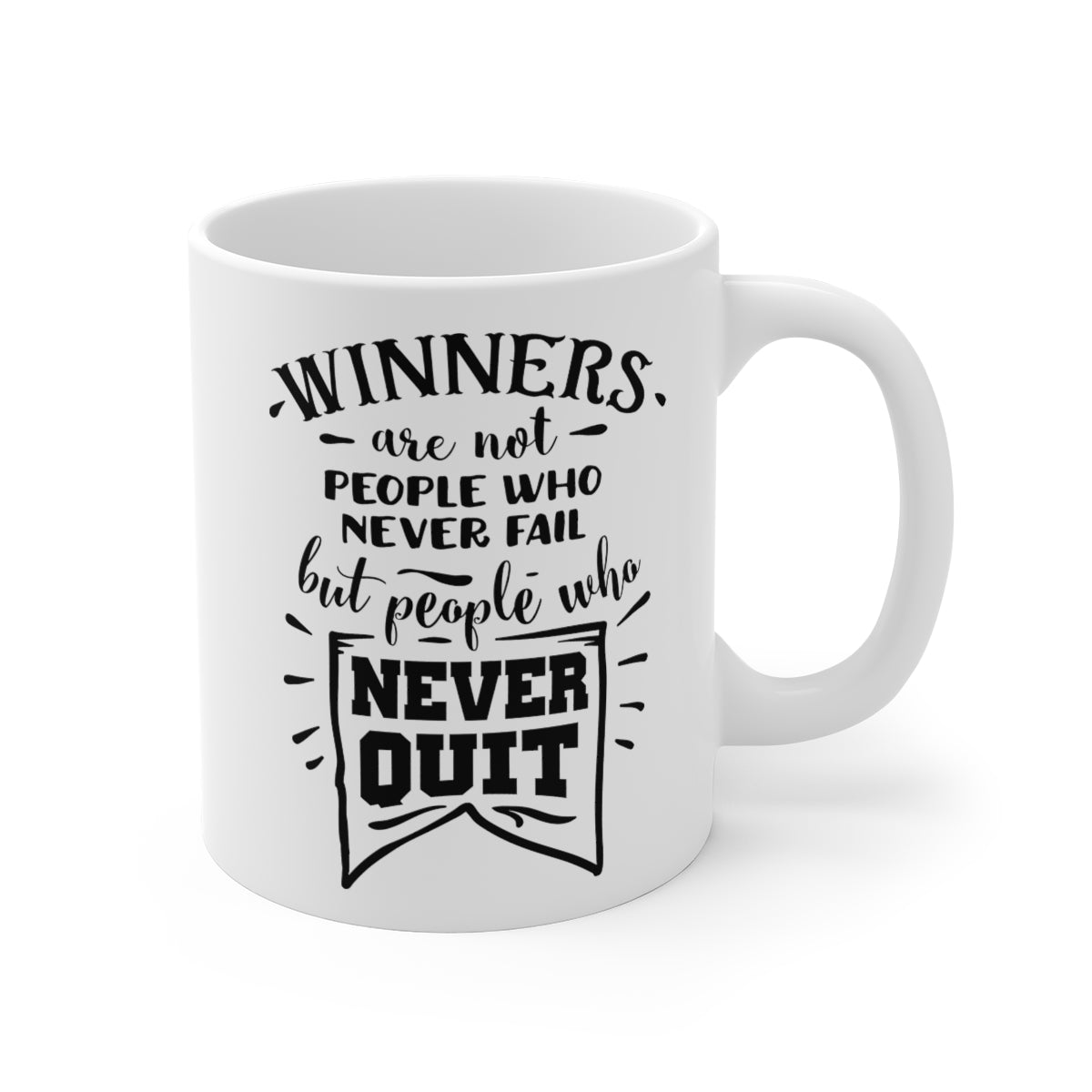 Winners Printed Coffee Mug