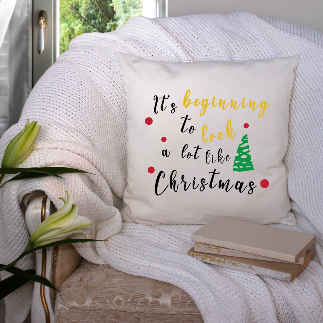 It's Beginning To Look A Lot Like Christmas Cushion